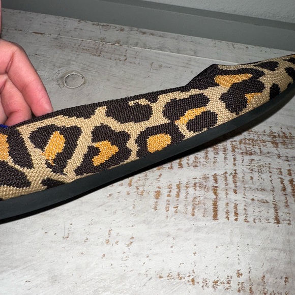 Rothy's big cat leopard print- the point flats - Picture 5 of 16